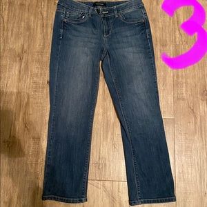 White House Black Market Cropped Leg Jeans